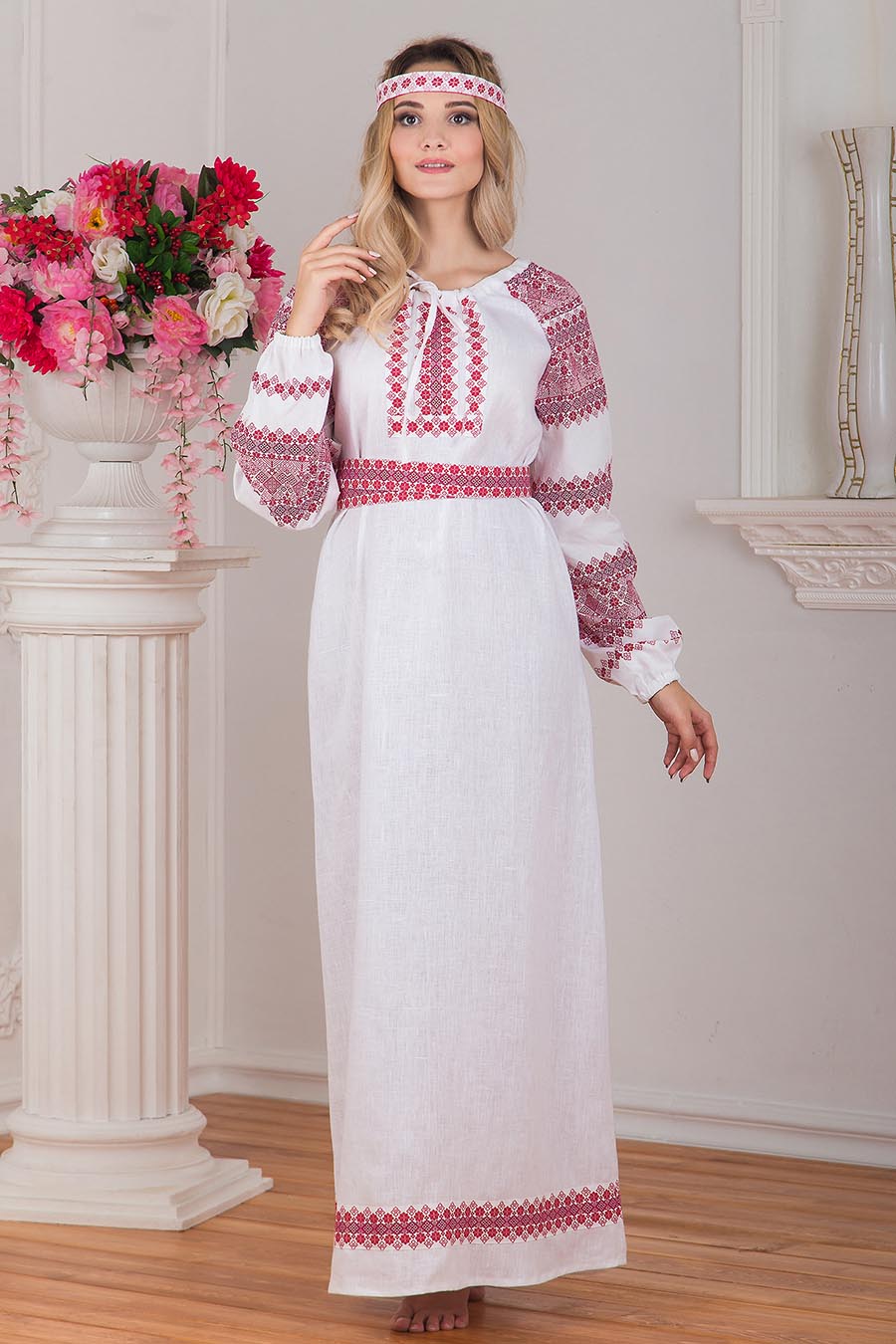 A playful frame from Women in Slavic costumes — online in Delhi